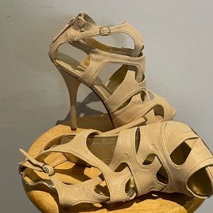 Beige heels. Never worn. No box